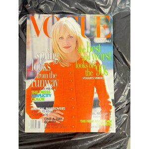 Vogue Magazine January 1996 Amber Valletta by Steven Meisel GD Interior No Label